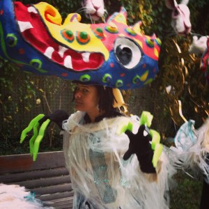 Practicing to be a dragon